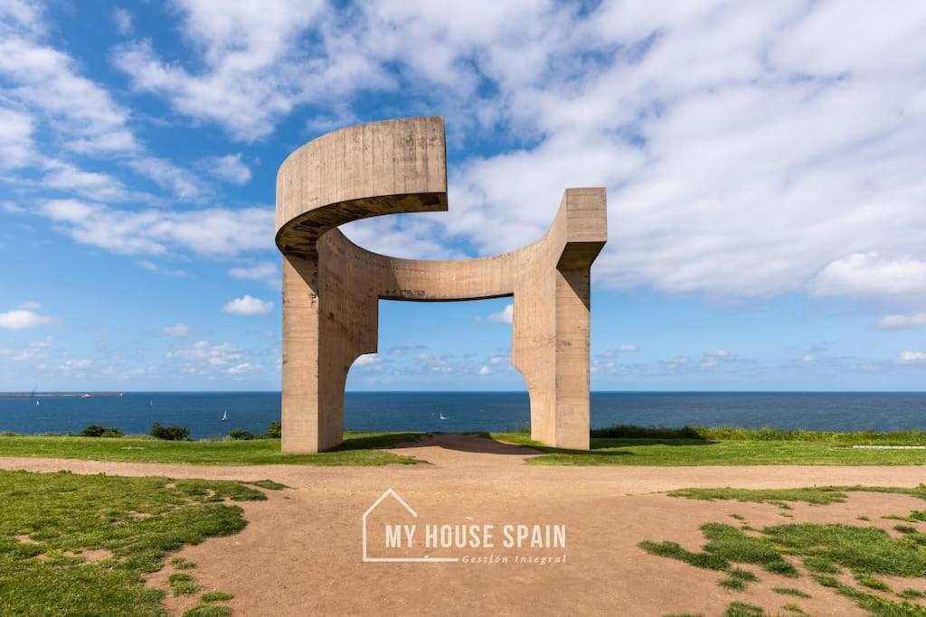 Myhousespain - Piso En Cimadevilla Junto Al Mar 기욘 외부 사진