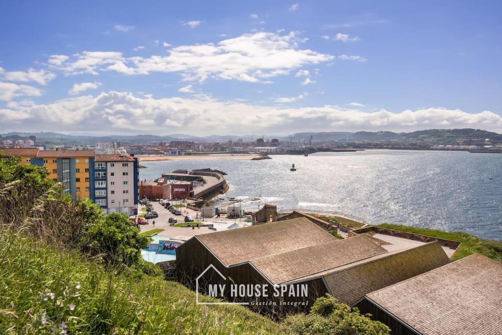 Myhousespain - Piso En Cimadevilla Junto Al Mar 기욘 외부 사진